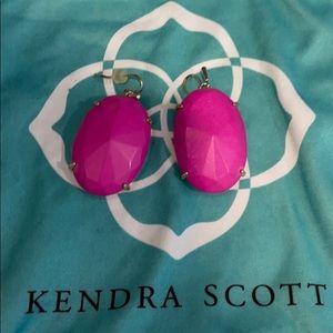 Rare Neon Pink Kendra Scott Earrings